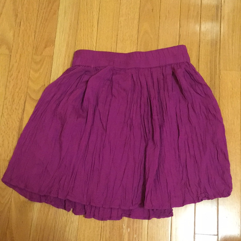 purple skater skirt